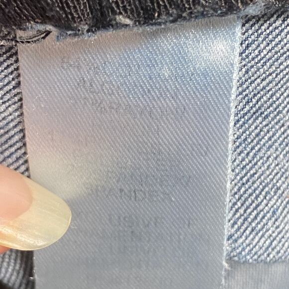 DEMOCRACY AB Womens SIZE 6 MID RISE DARK WASH Skinny BLUE DENIM JEANS STRETCH - Picture 4 of 4